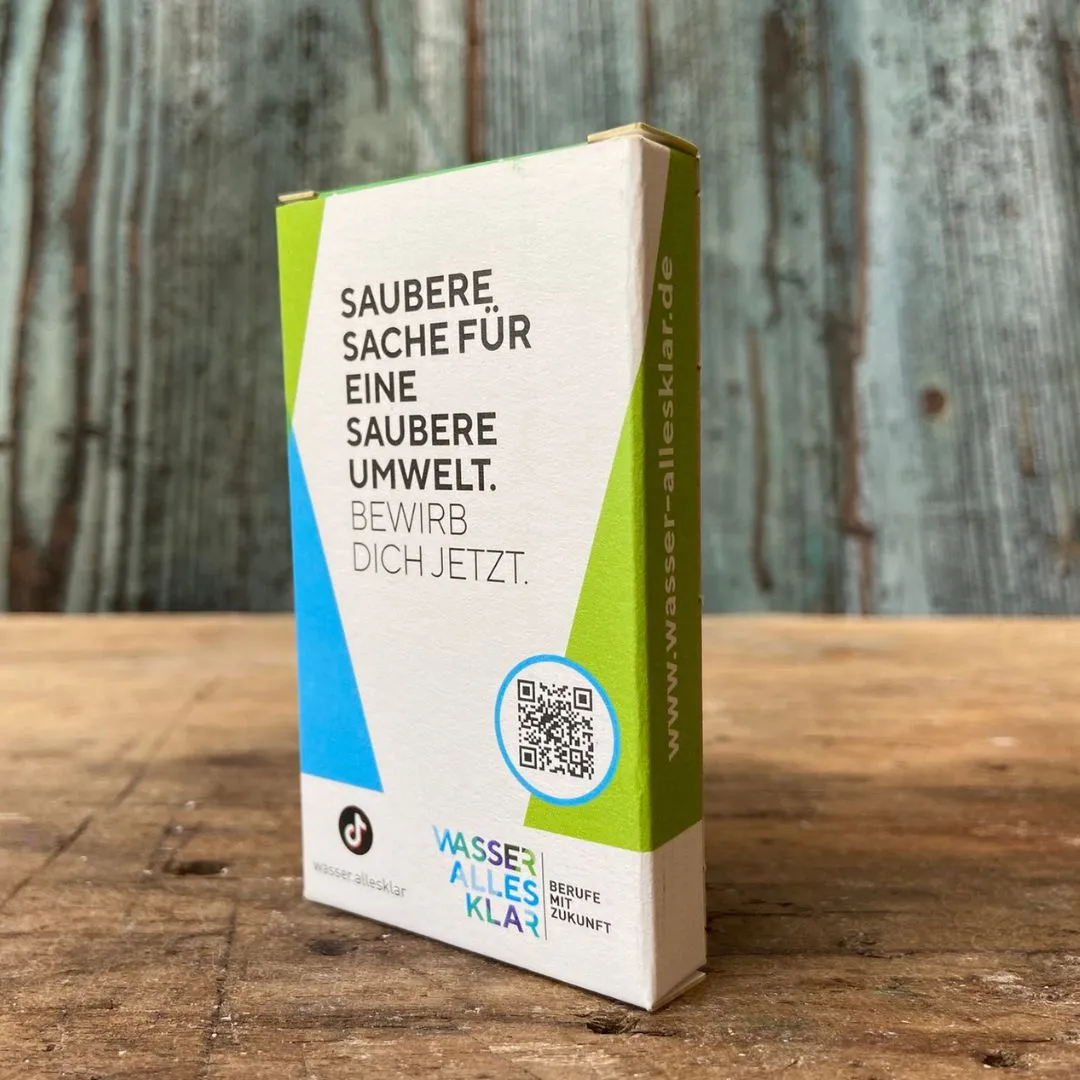 Gästeseifchen in individuell gestalteter Kartonverpackung