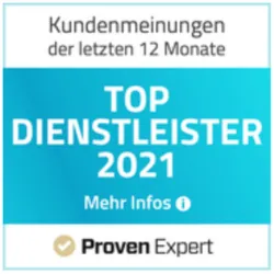 ProvenExpert Top Dienstleister 2021 – Münchner Waschkultur® Seifenmanufaktur