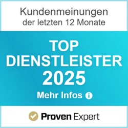 ProvenExpert Top Dienstleister 2025 – Münchner Waschkultur® Seifenmanufaktur