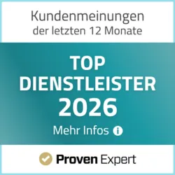 ProvenExpert Top Dienstleister 2026 – Münchner Waschkultur® Seifenmanufaktur